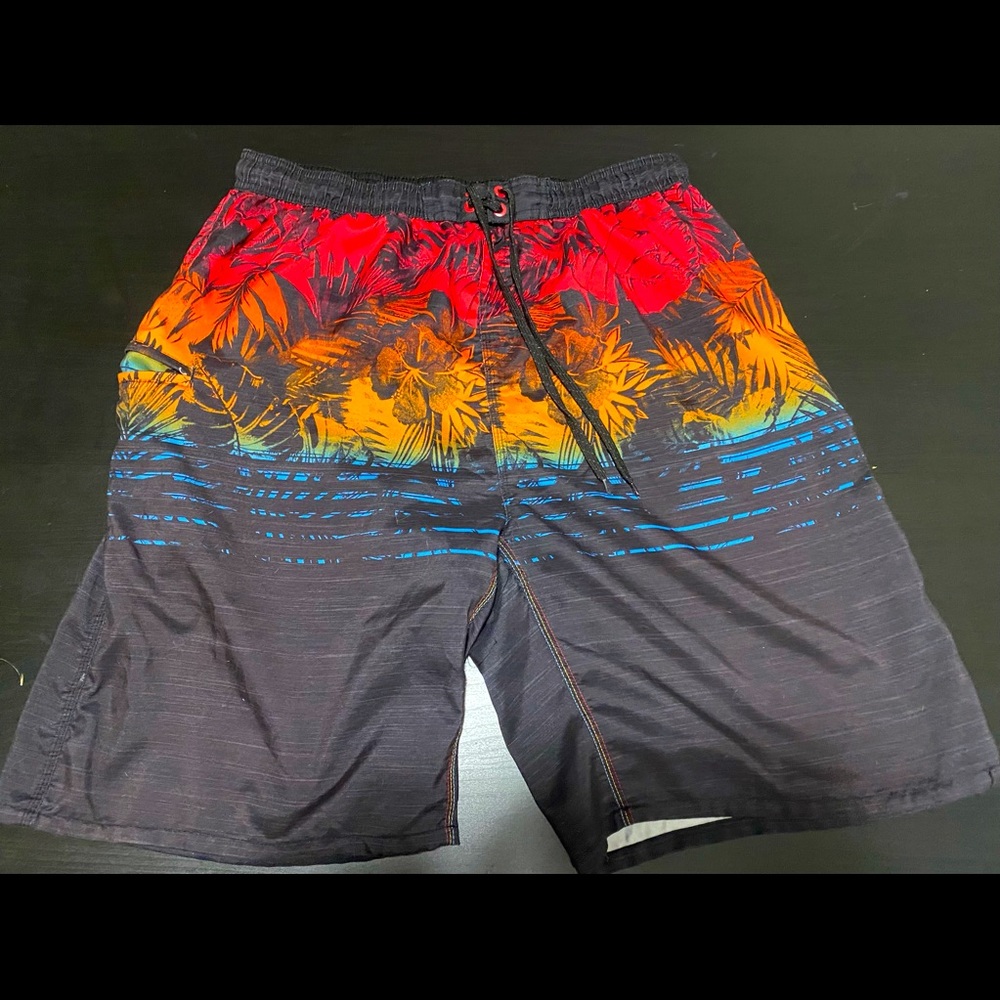 Burnside multicolor beach shorts